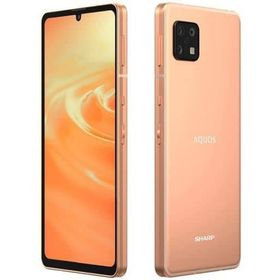 AQUOS sense6 6GB/128GB (SIMフリー/ライトカッパー) [SHM19BC]（本体状態難） 携帯電話