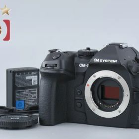 OM SYSTEM オーエムシステム 【中古】OM SYSTEM オーエム OM-1 Mark II ブラック ミラーレス一眼カメラ シャッター回数僅少 ミラーレスカメラ