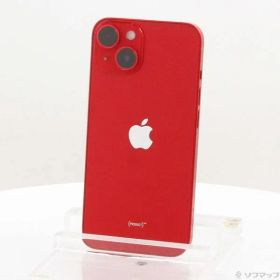 〔中古品〕 iPhone14 128GB プロダクトレッド MPV93J／A SIMフリー【352】