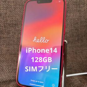 iPhone14 128GB レッド simフリー 85% Apple