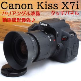 キヤノン(Canon)の★スマホ転送★動きに強い★液晶回転★タッチパネル★Canon Kiss X7i(デジタル一眼)