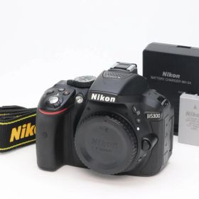 AA- (極上品) Nikon ニコン D5300 ボディ ブラック シャッター回数2,028 初期不良返品対応 212-80