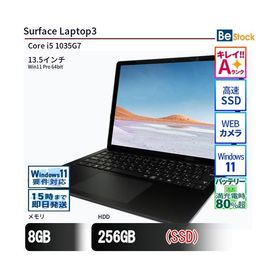 中古 ノートパソコン Surface Laptop3 SSD搭載 13.5インチ Win11 Pro 64bit Microsoft マイクロソフト 6ヶ月保証
