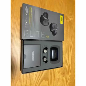 ジャブラ(Jabra)のJabra Elite 75t ブラック ワイヤレスイヤホン(ヘッドフォン/イヤフォン)
