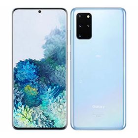 サムスン(SAMSUNG)のSCG02 Galaxy S20+ 5G クラウドブルー SIMフリー 本体 au スマホ ギャラクシー 【送料無料】 scg02bl7mtm(スマートフォン本体)