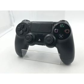 【中古】SONY ワイヤレスコントローラー(DUALSHOCK 4) CUH-ZCT2J [ジェット・ブラック]【千葉】保証期間1週間【ランクB】
