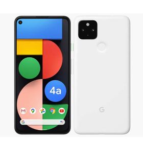 グーグル(Google)のGoogle Pixel4a (5G) Clearly White SIMフリー 本体 ソフトバンク スマホ 【送料無料】 gp4a5gsbw7mtm(スマートフォン本体)