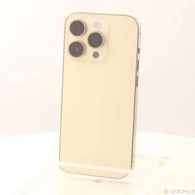 〔中古品〕 iPhone14 Pro 128GB ゴールド MQ073J／A SIMフリー【349】