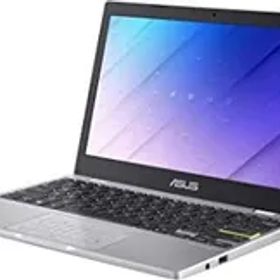 【中古】ASUS ノートパソコン11.6インチ E210MA (Celeron N4020 / 4GB, 64GB / 約1.08kg / Webカメラ / ドリーミーホワイト / Windows 10 Home (S モード