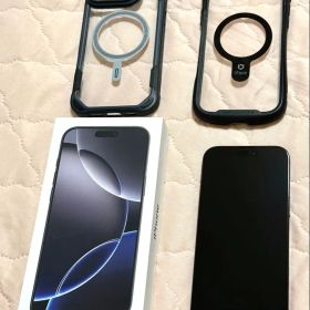 iPhone 16Pro MAX 256GB ブラック ケース付き