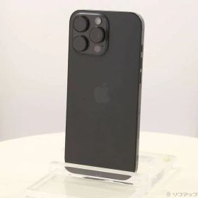〔中古品〕 iPhone16 Pro Max 256GB ブラックチタニウム MYWG3J／A SIMフリー【262】