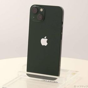 〔中古〕Apple(アップル) iPhone13 128GB グリーン MNGG3J／A SIMフリー〔247-ud〕