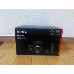 ソニー(SONY)のソニー SONY α6400 ILCE-6400Y ダブルレンズキット ブラック(ミラーレス一眼)