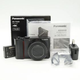 【シャッター回数6500回】■ほぼ新品■ パナソニック コンパクトデジタルカメラ ルミックス TX2D 光学15倍 ブラック DC-TX2D-K