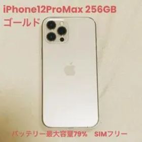 Apple iPhone12ProMax ゴールド 本体 256GB 箱あり