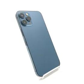 【全額返金保証】【最速発送】 iPhone 12 Pro Max 256GB パシフィックブルー Softbank SIMフリー 白ロム 動作確認済 78%
