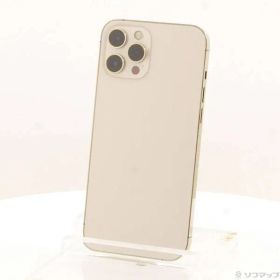 〔中古品〕 iPhone12 Pro Max 256GB ゴールド MGD13J／A SIMフリー【371】