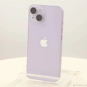【中古】Apple(アップル) iPhone14 128GB パープル MPUY3J／A SIMフリー 〔ネットワーク利用制限▲〕 【262-ud】