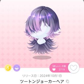 🩷最安値、30日まで🩷ツートンジョーカーヘア 双子分 | ポケコロツイン(ポケツイ)のアカウントデータ、RMTの販売・買取一覧
