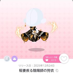 即購入❌【最安値】稲妻疾る陰陽師の狩衣 双子分 | ポケコロツイン(ポケツイ)のアカウントデータ、RMTの販売・買取一覧