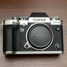 ★シャッター数少★富士フイルム X-T3 ボディ シルバー（レザーケース付）