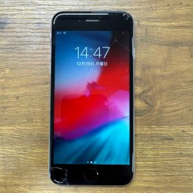 iPhone6s 16GB スペースグレイ 本体 画面にひびあり