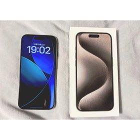 アップル(Apple)のアップル iPhone15 Pro 128GB ナチュラルチタニウム SIMフリ(スマートフォン本体)