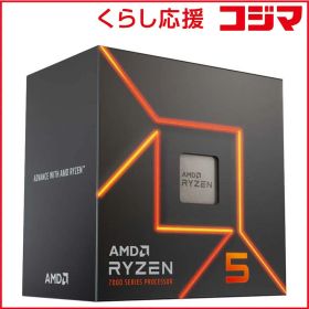 【 新品 未開封 】 AMD [CPU] AMD Ryzen5 7600 With Wraith Stealth Cooler (6C/12T3.8Ghz65W) 100-100001015BOX 未使用 送料無料