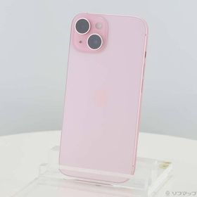 〔中古〕Apple(アップル) iPhone15 256GB ピンク MTMP3J／A SIMフリー〔297-ud〕