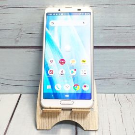 docomo AQUOS sense3 SH-02M シルバーホワイト 本体 白ロム SIMロック解除済み SIMフリー C117698