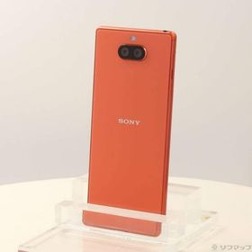 〔中古〕SONY(ソニー) Xperia 8 64GB オレンジ SOV42 auロック解除SIMフリー〔297-ud〕