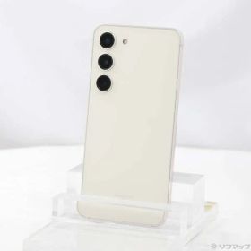 〔中古品〕 Galaxy S23 256GB クリーム SCG19 au SIMフリー【295】