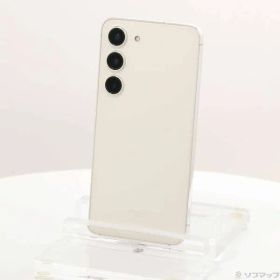 〔中古品〕 Galaxy S23 256GB クリーム SCG19 au SIMフリー【344】
