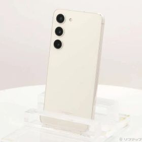 ソフマップ 〔中古品〕 Galaxy S23 256GB クリーム SCG19 au SIMフリー【348】