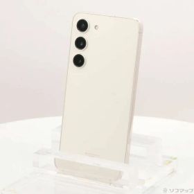 ソフマップ 〔中古品〕 Galaxy S23 256GB クリーム SCG19 au SIMフリー【305】