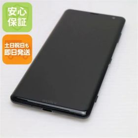 美品 801SO Xperia XZ3 ブラック スマホ 本体 白ロム 土日祝発送OK 01000