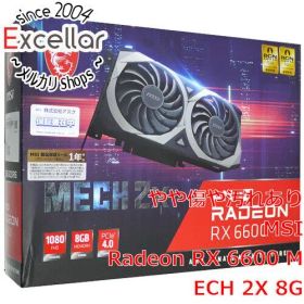 [bn:2] MSI製グラボ Radeon RX 6600 MECH 2X 8G PCIExp 8GB 元箱あり