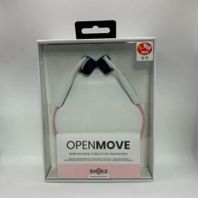 SHOKZ OPENMOVE 骨伝導イヤホン ホワイト・ピンク