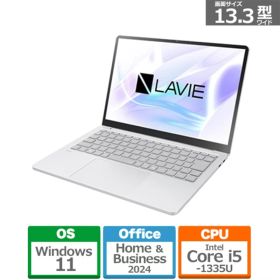 NEC 13.3型モバイルパソコン LAVIE SOL S1355/JAシリーズ PC-S1355JAS プラチナシルバー