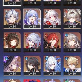 引退アカウント】☆5キャラ41 光円錐32 キュレネ2凸餅 など。| 崩壊スターレイル(崩スタ)のアカウントデータ、RMTの販売・買取一覧