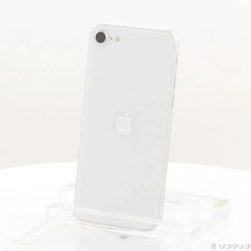 〔中古品〕 iPhone SE 第2世代 128GB ホワイト MXD12J／A SIMフリー【348】
