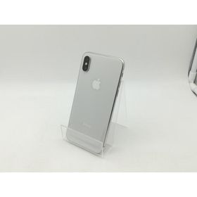 【中古】Apple docomo 【SIMロック解除済み】 iPhone X 64GB シルバー MQAY2J/A【三宮駅前】保証期間１ヶ月【ランクC】