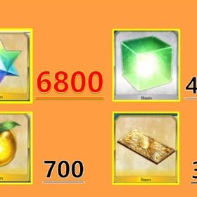 初期垢 聖晶石6800個+呼符340枚+果実700枚+マナプリズム4000枚+その他 | FGOのアカウントデータ、RMTの販売・買取一覧