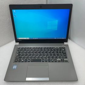 【中古】TOSHIBA dynabook R63/B 13.3型FWXGA1366x768 Core i5- 6300U 2.4GHz 8GB SSD256GB Win10 無線LAN内蔵 Bluetooth Webカメラ内蔵 HDMI VGA【レビュー記入で保証期間を3ヶ月に延長します。必ず商品到着後1ヶ月保証の期間中にレビューをお願いします】