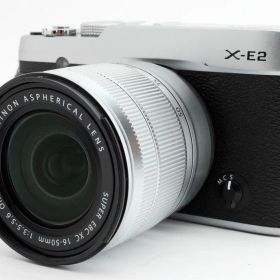 【中古】富士フイルム フジフィルム Fujifilm X-E2 シルバー レンズセット 美品 Wi-Fiでスマホへ転送