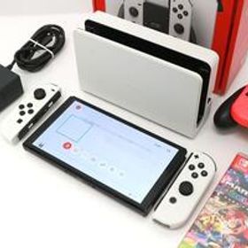 美品｜任天堂 Nintendo Switch 有機ELモデル HEG-S-KAAAA [ホワイト] デラックス付 HA03-M2801-2