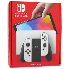 【中古】任天堂 Nintendo Switch 有機ELモデル HEG-S-KAAAA ホワイト 液晶画面・Joy-Conいたみ 元箱あり