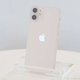 〔中古品〕 iPhone12 mini 64GB ホワイト MGA63J／A SIMフリー【368】