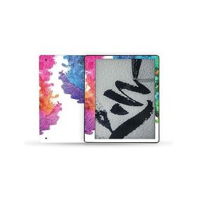 MightySkins Glossy Glitter Skin Compatible with Kindle Scribe (2022) Full Wrap - Aqua Paint | Protective High-Gloss Glitter Finish | Easy _並行輸入