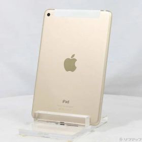 〔中古品〕 iPad mini 4 128GB ゴールド MK782J／A docomoロック解除SIMフリー【368】